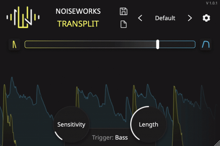 Noiseworks TranSplit Transient Shaper Plugin