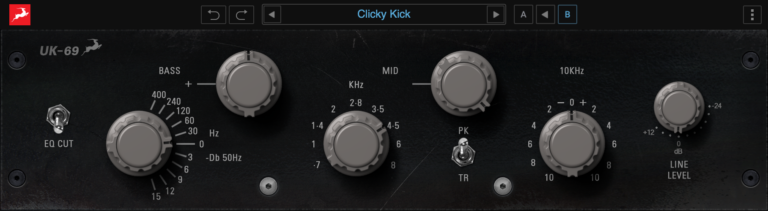 Antelope Audio UK-69 3-Band EQ / HPF Plugin
