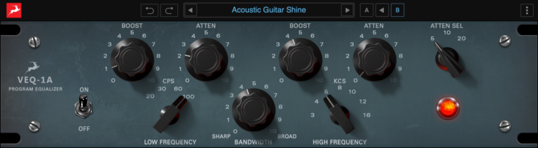 Antelope Audio VEQ-1A 2-Band Tube EQ Plugin
