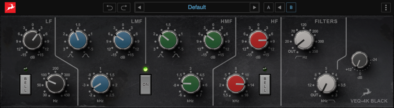 Antelope Audio VEQ-4K BLACK 4-Band EQ / HPF / LPF Plugin
