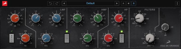 Antelope Audio VEQ-4K ORANGE 4-Band EQ / HPF / LPF Plugin