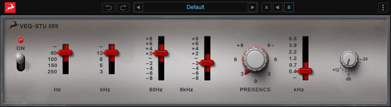 Antelope Audio VEQ-STU 089 3-Band EQ / HPF / LPF Plugin