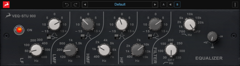 Antelope Audio VEQ-STU 900 4-Band EQ / HPF / LPF Plugin