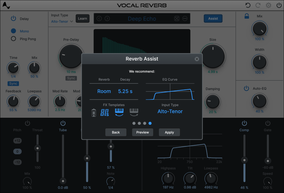 Antares AutoTune Vocal Reverb
