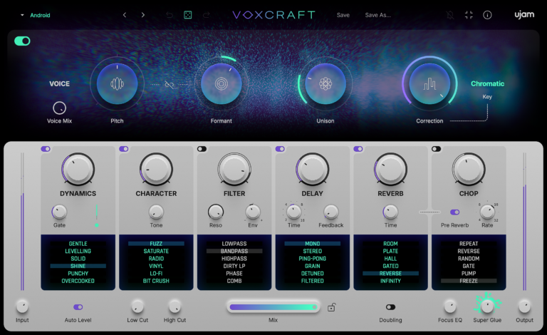 UJAM Voxcraft Multi-FX Vocal Plugin