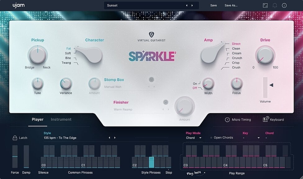 UJAM Virtual Guitarist Sparkle 2 Software