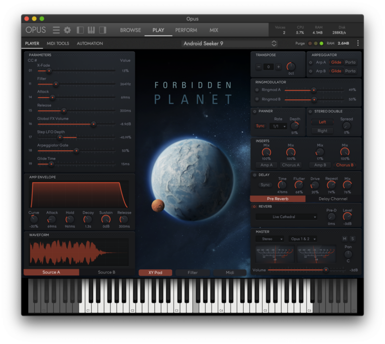 EastWest Forbidden Planet Cinematic Synth Plug-in