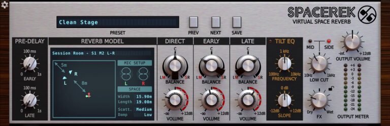 D16 Group Spacerek Virtual Space Reverb Plugin