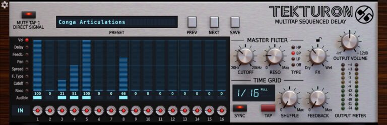 D16 Group Tekutron Multitap Sequenced Delay