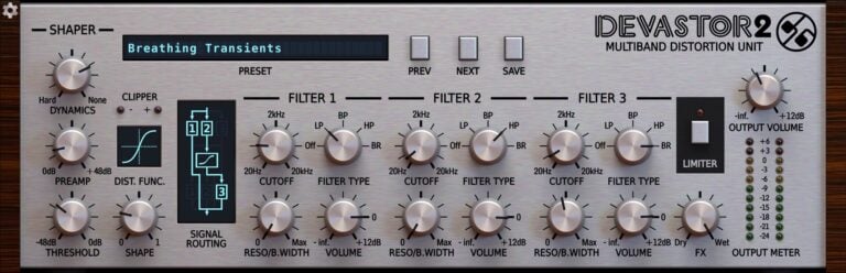 D16 Group Devastor 2 Multiband Distortion Plugin