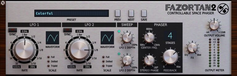 D16 Group Fazortan 2 Controllable Space Phaser Plugin