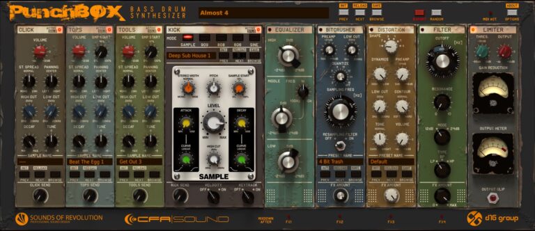 D16 Group PunchBOX Kick Drum Virtual Instrument Plugin