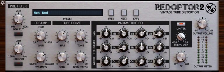 D16 Group Redoptor 2 Vintage Tube Distortion Plugin