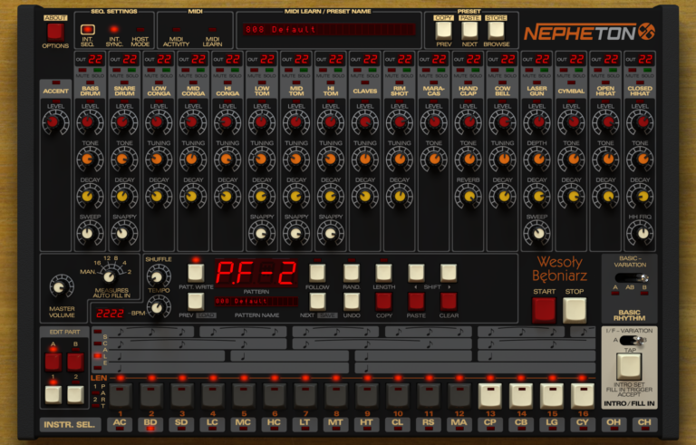 D16 Group Nepheton 2 Drum Machine Plugin