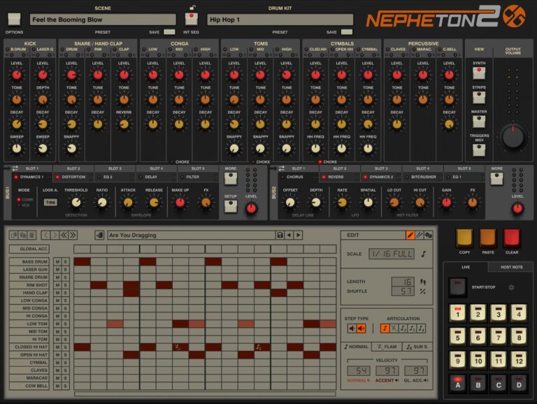 D16 Group Nepheton 2 Drum Machine Plugin