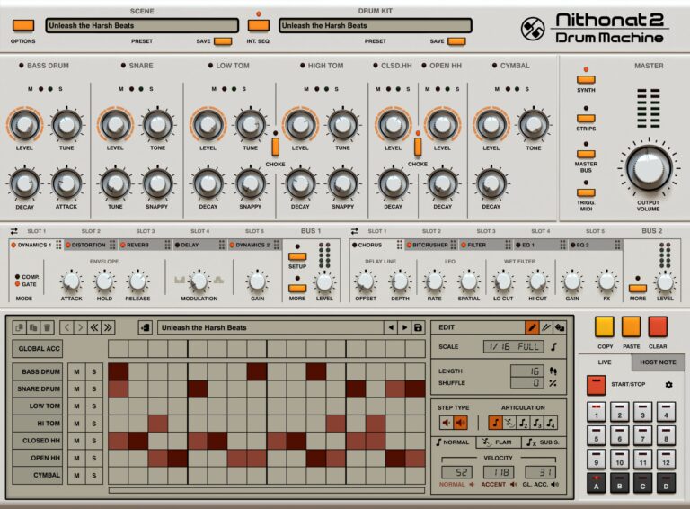 D16 Group Nithonat 2 Drum Machine Plugin