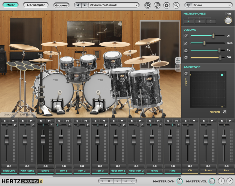 Hertz Christian Donaldson Signature Drum Sound Pack for Hertz Drums
