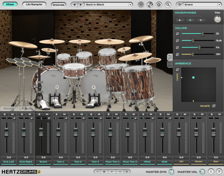 Hertz Grand Rock Kit Expansion for Hertz Drums