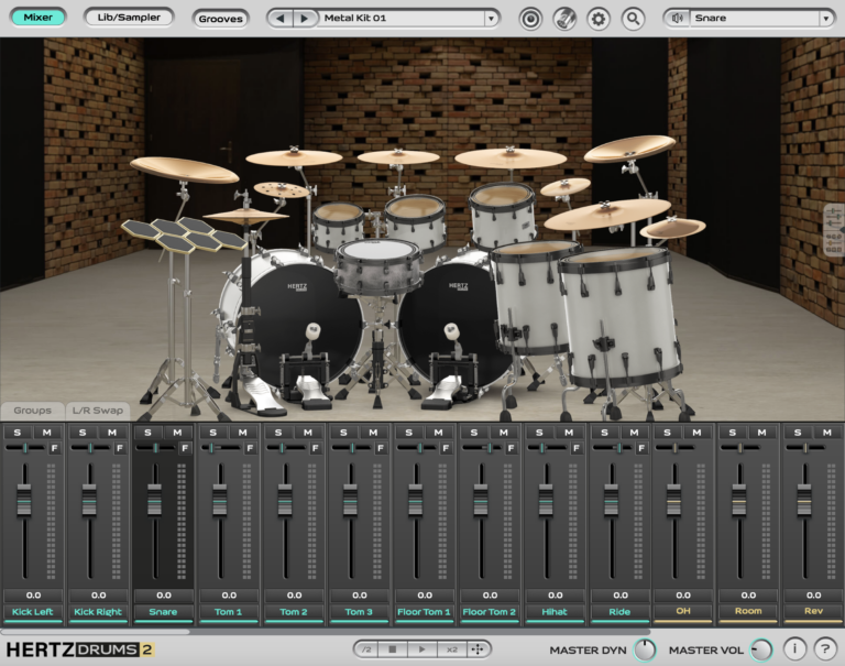 Hertz Metal Unlimited Raw Pack Expansion for Hertz Drums