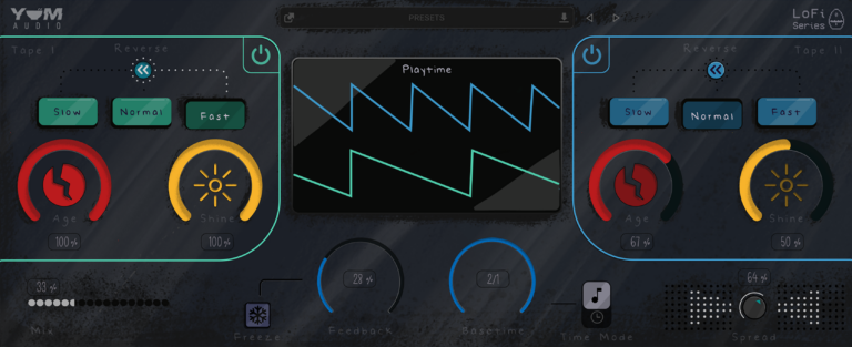 Yum Audio LoFi Playtime Tape Delay Plugin