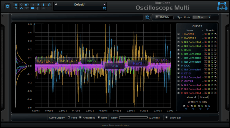 Blue Cat Audio Oscilloscope Multi Plugin
