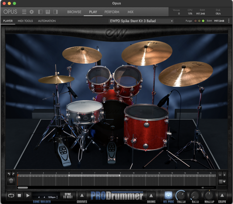 EastWest ProDrummer Volume 1 Drum Kit Software Instrument