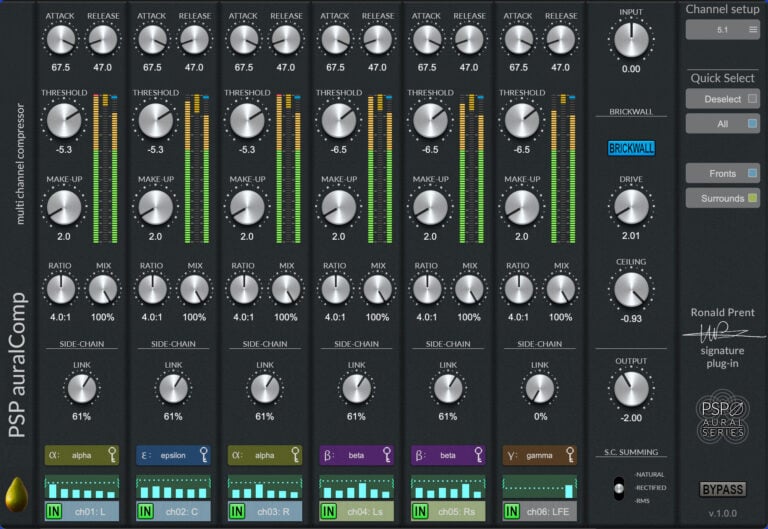 PSP Audioware auralBundle Immersive Audio Plugin Bundle