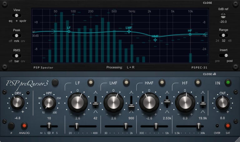 PSP Audioware preQursor 3 Equalizer Plugin