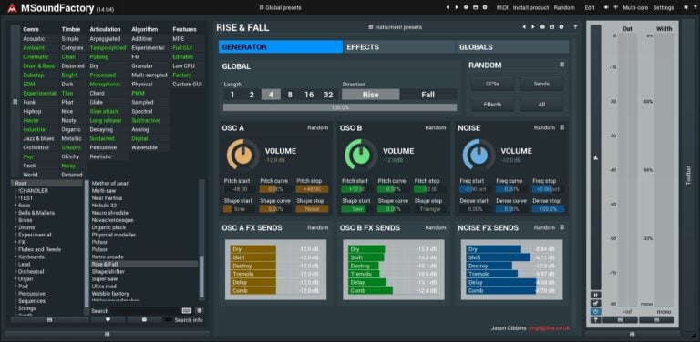 MeldaProduction MSoundFactoryLE Virtual Instrument and Effects Plugin - LE Library