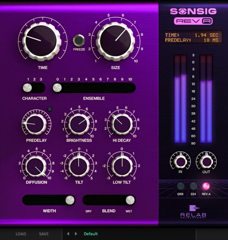 Relab Development Sonsig Rev-A Reverb Plugin
