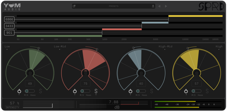 Yum Audio Spread Intuitive Multiband Stereo Controller Plugin