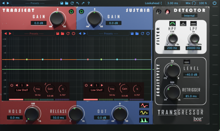 Boz Digital Labs Transgressor 3 Transient Shaper Plugin
