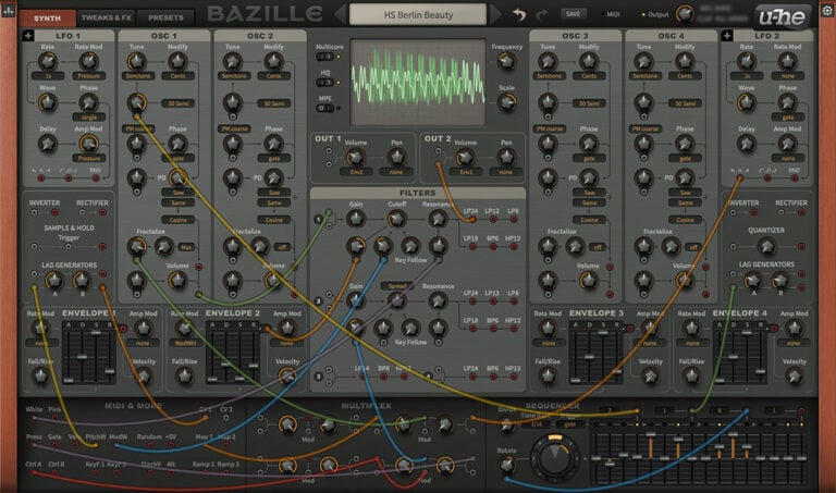 u-he Bazille Digital Modular Synth Plugin