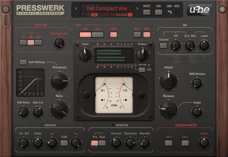u-he Presswerk Compressor Plugin