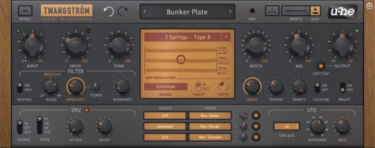 u-he Twangstrom Spring Reverberator