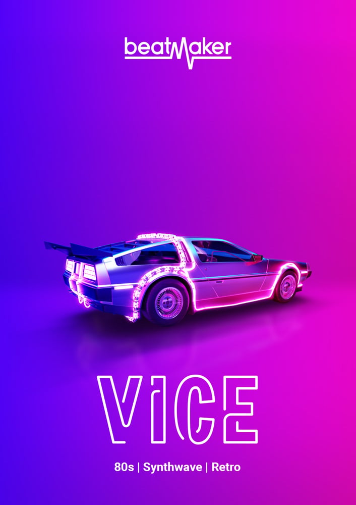 UJAM Beatmaker Vice Synthwave Virtual Drum Machine