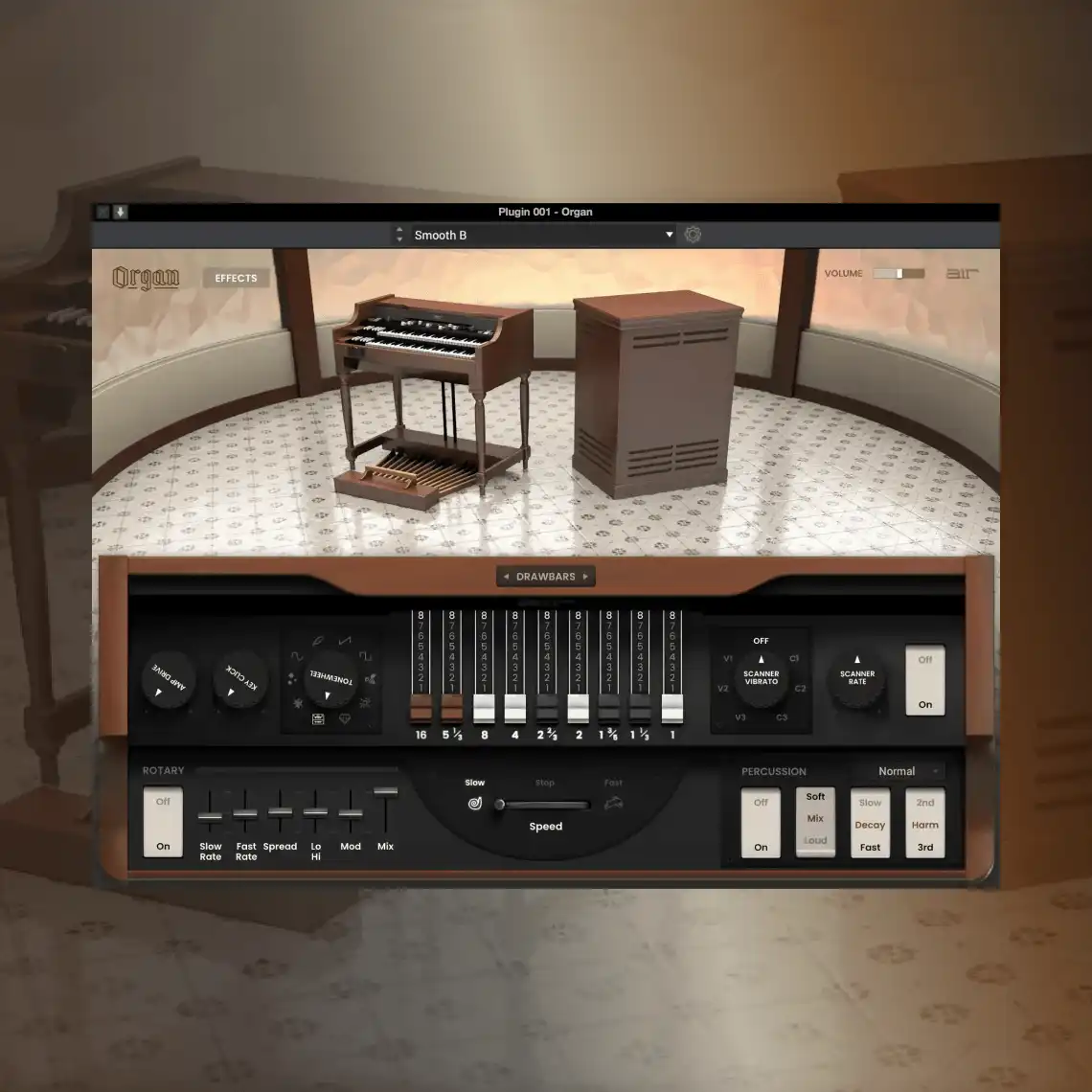 organ-thumb_2x AIR DB-33 Tonewheel Organ Plugin - Image 1