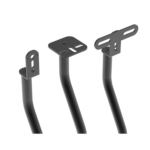 KANTO SLH Universal Height Adjustable Speaker Stands for Satellites up to 9 lbs - Black, Pair - Image 3