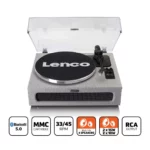 LENCO LS-440GY - Record Player with 4 built-in speakers - Fabric - Grey - Image 2
