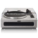 LENCO LS-440GY - Record Player with 4 built-in speakers - Fabric - Grey - Image 3