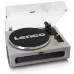 LENCO LS-440GY - Record Player with 4 built-in speakers - Fabric - Grey - Image 8