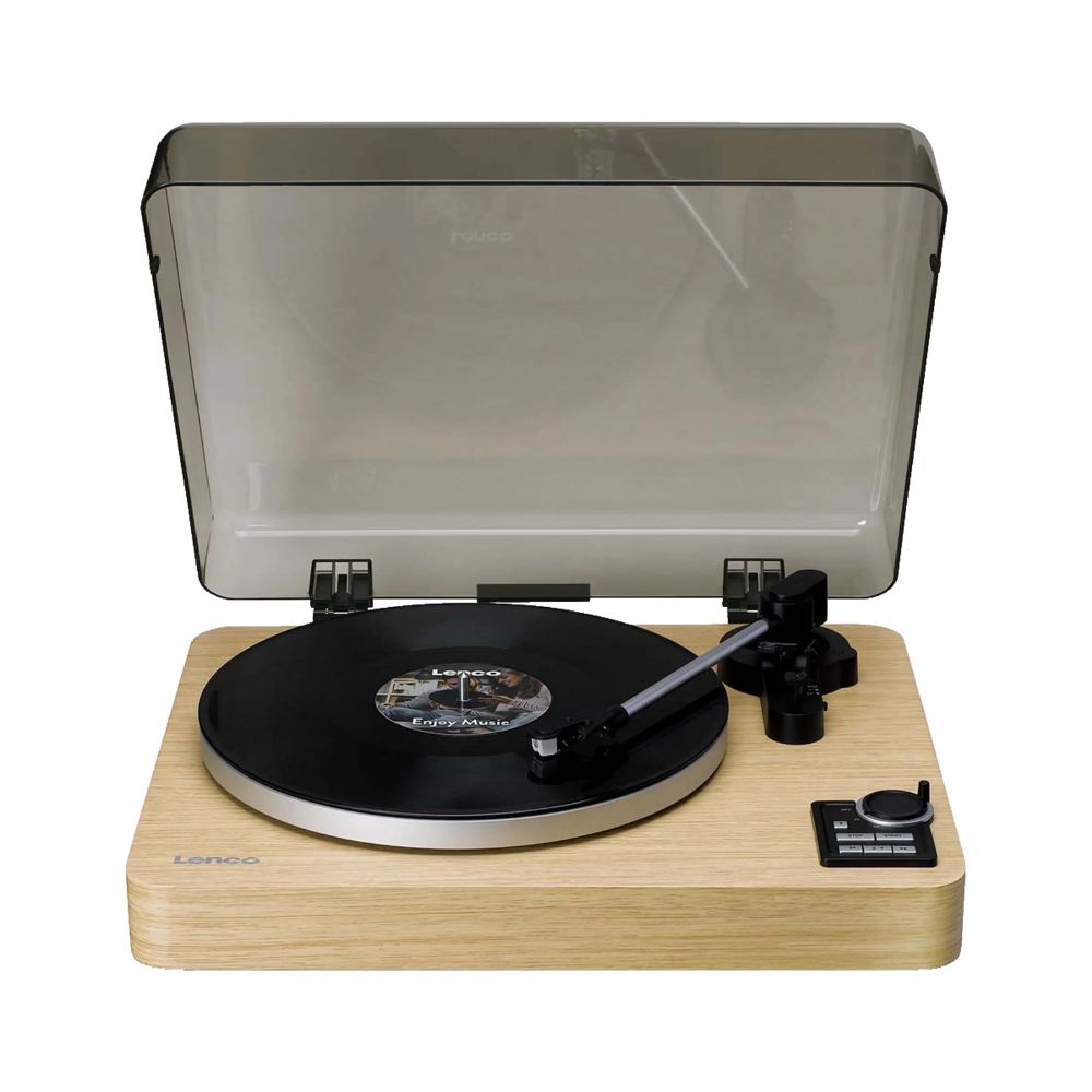 lenco-lbta-166si-1 LENCO LBTA-166SI - Silver Hi-Fi Turntable - Image 1